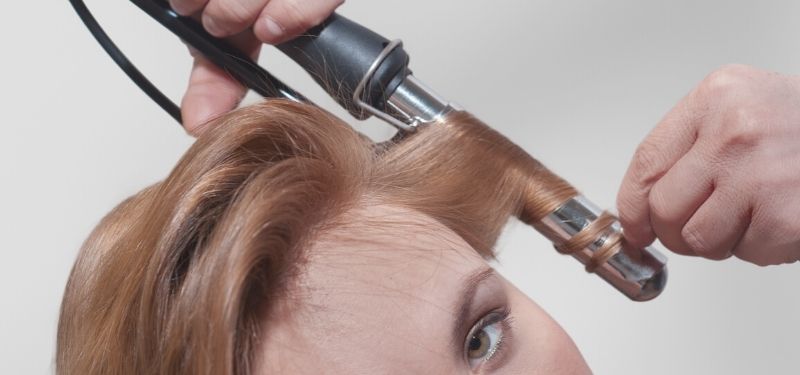 using curling iron for fine hair